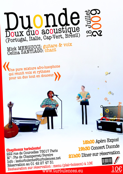 Duonde: doux duo acoustique (Portugal, Italie, Cap-Vert, Brésil) Duonde: doux duo acoustique (Portugal, Italie, Cap-Vert, Brésil)