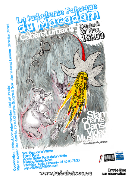 Samedi 27 novembre à 18h - WIP - Parc de la Villette – Paris 19ème Samedi 27 novembre à 18h - WIP - Parc de la Villette – Paris 19ème