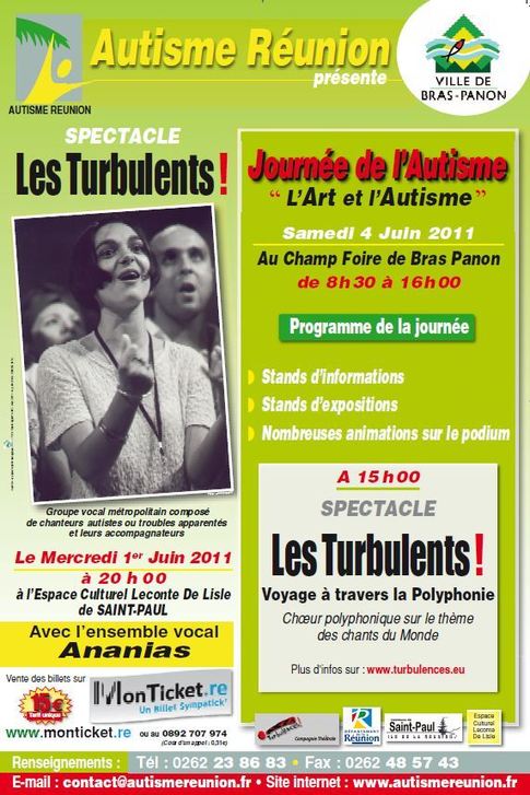 Journées de l'autisme à l'Ile de la Réunion - Article de presse 5 juin 2011