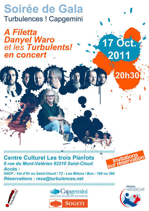 Lundi 17 octobre à 20h30 : Les Turbulents ! avec A Filetta et Danyel Waro Lundi 17 octobre à 20h30 : Les Turbulents ! avec A Filetta et Danyel Waro