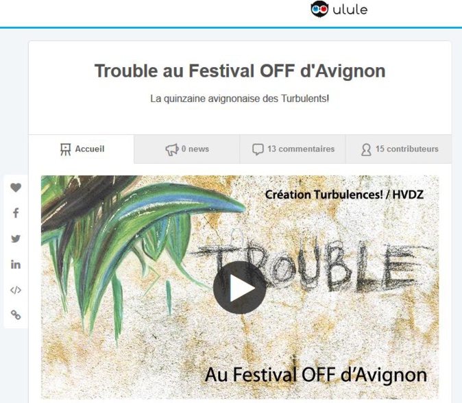 Soutenez-nous avec la plateforme Ulule Soutenez-nous avec la plateforme Ulule