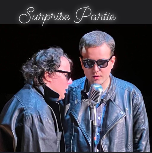 Surprise Partie les 28-29-30 septembre et 1er Octobre, à 19h30 aux Chapiteaux Turbulents. Surprise Partie les 28-29-30 septembre et 1er Octobre, à 19h30 aux Chapiteaux Turbulents.