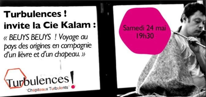 Samedi 24 mai, 19h30 « BEUYS BEUYS ! Voyage au pays des origines en compagnie d’un lièvre et d’un chapeau » Samedi 24 mai, 19h30 « BEUYS BEUYS ! Voyage au pays des origines en compagnie d’un lièvre et d’un chapeau »