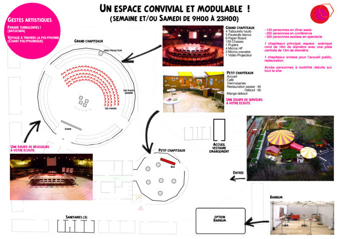 Mise à disposition des Chapiteaux