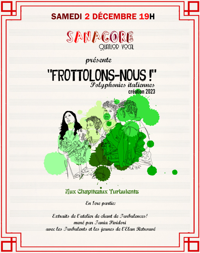 Samedi 2 décembre 2023 à 19h Samedi 2 décembre 2023 à 19h