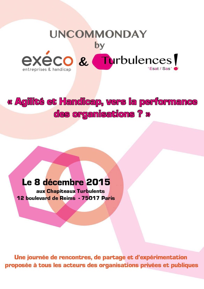 8 décembre : Agilité et Handicap, vers la performance des organisations ? 8 décembre : Agilité et Handicap, vers la performance des organisations ?