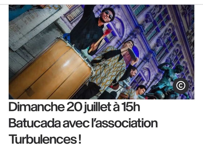 Parade Musicale le dimanche 20 juillet à 15H  ( entrée libre)