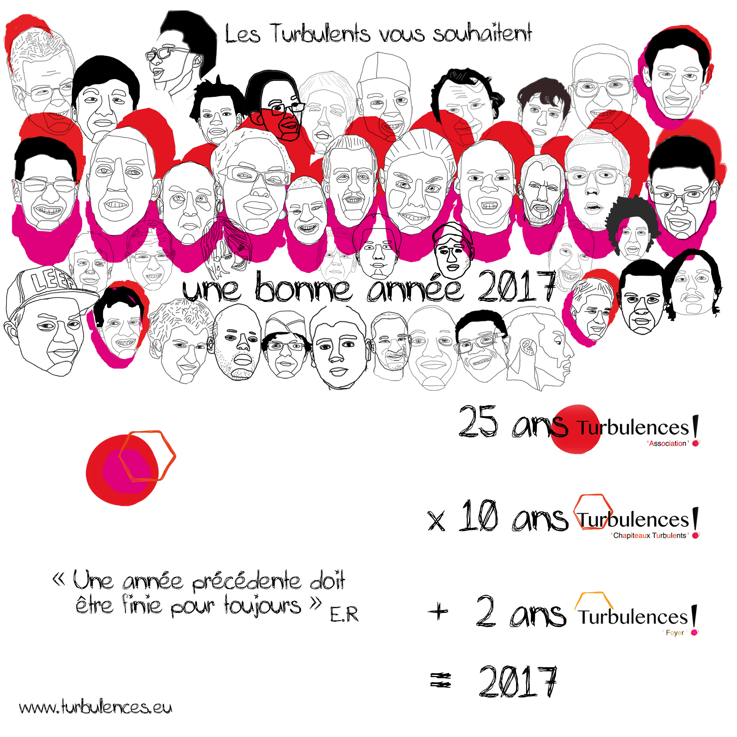 Les Turbulents vous souhaitent une bonne année 2017 Les Turbulents vous souhaitent une bonne année 2017