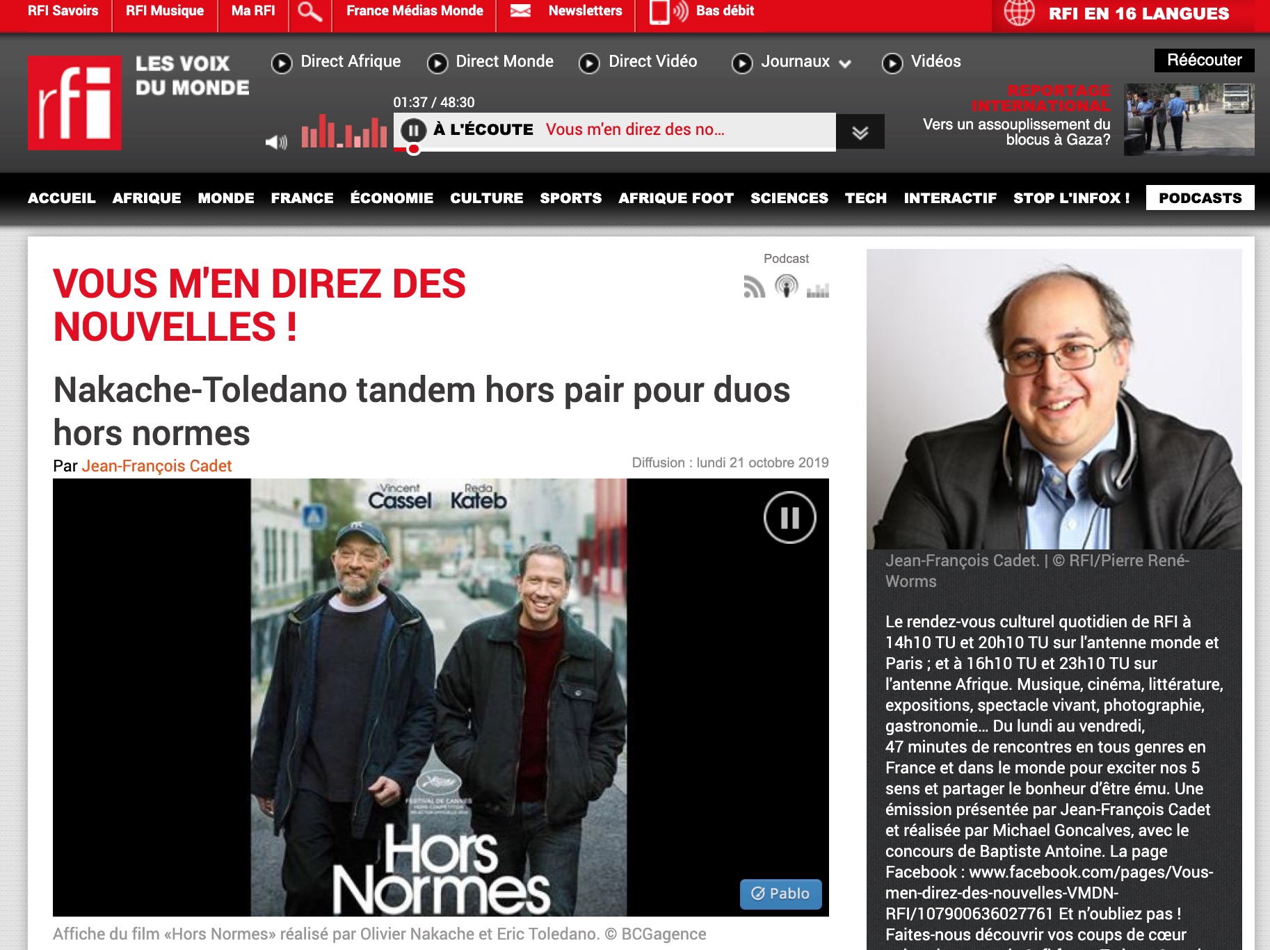 RFI VOUS M'EN DIREZ DES NOUVELLES ! RFI VOUS M'EN DIREZ DES NOUVELLES !