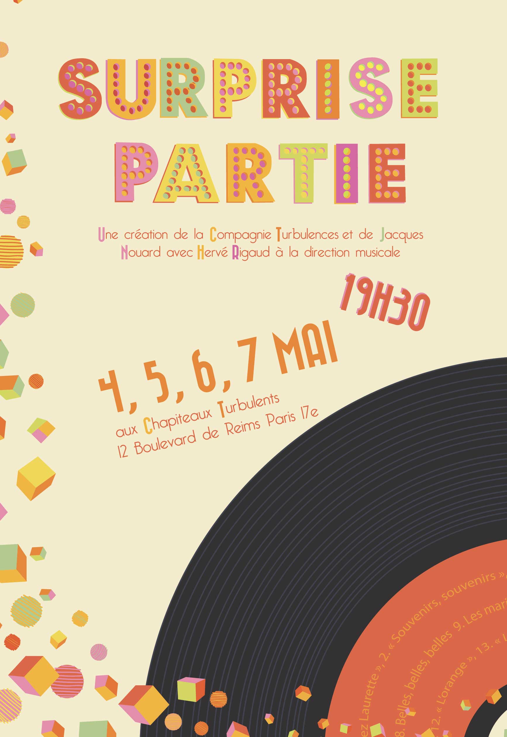 Surprise Partie 4,5,6,7 mai 2022 aux Chapiteaux Turbulents !