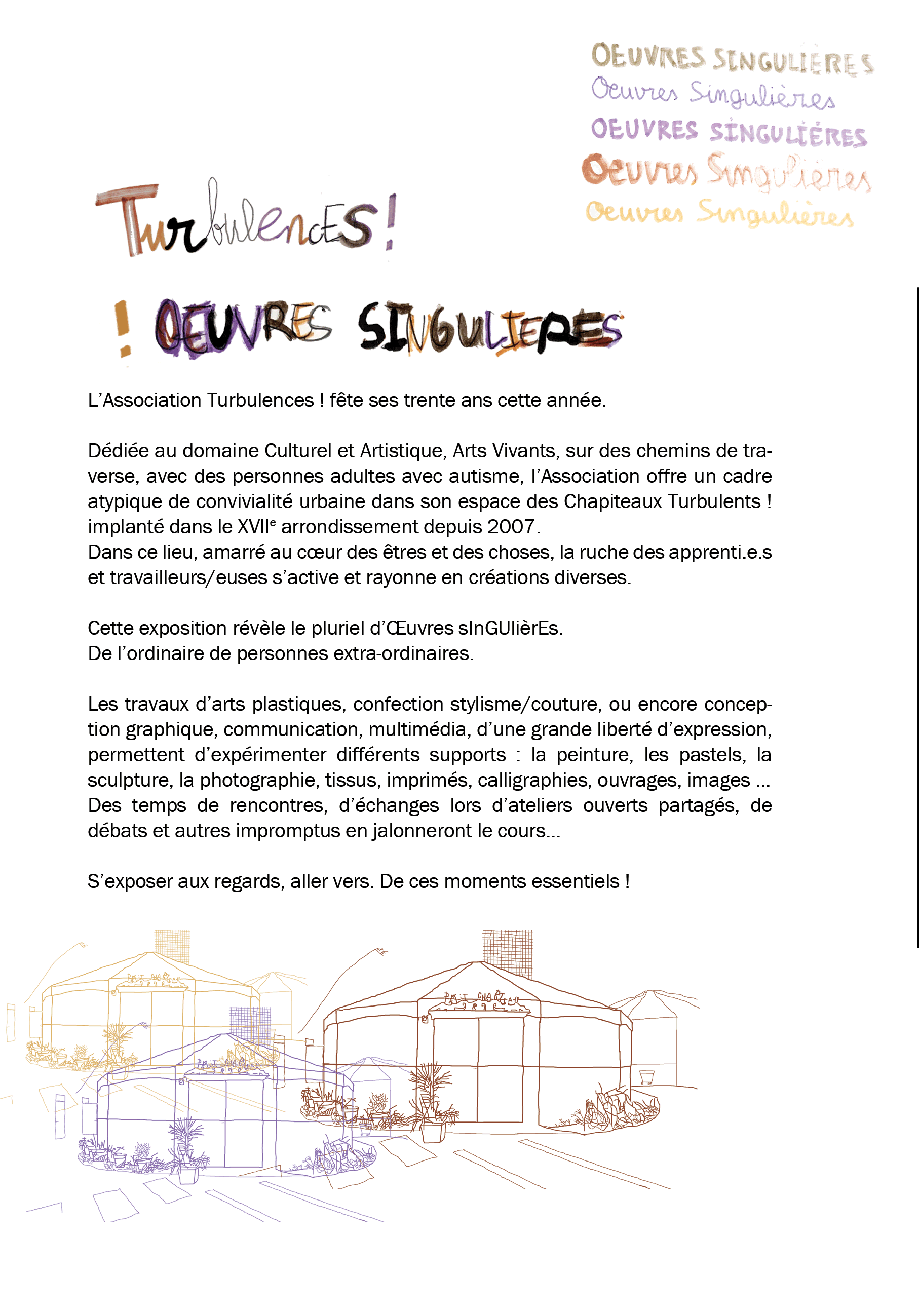 L’association Turbulences ! fête ses trente ans cette année. 