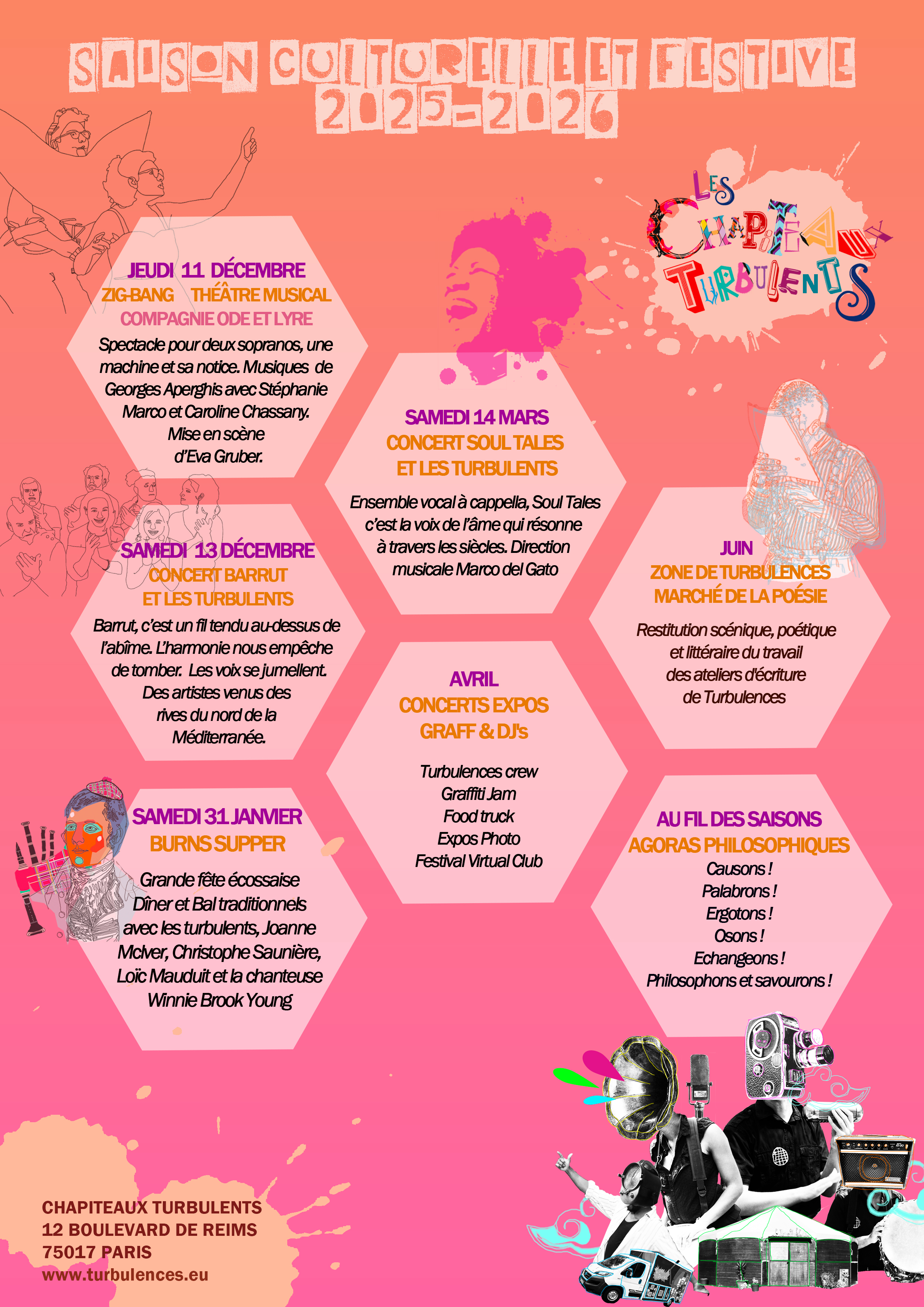 La saison culturelle des Chapiteaux est ouverte !