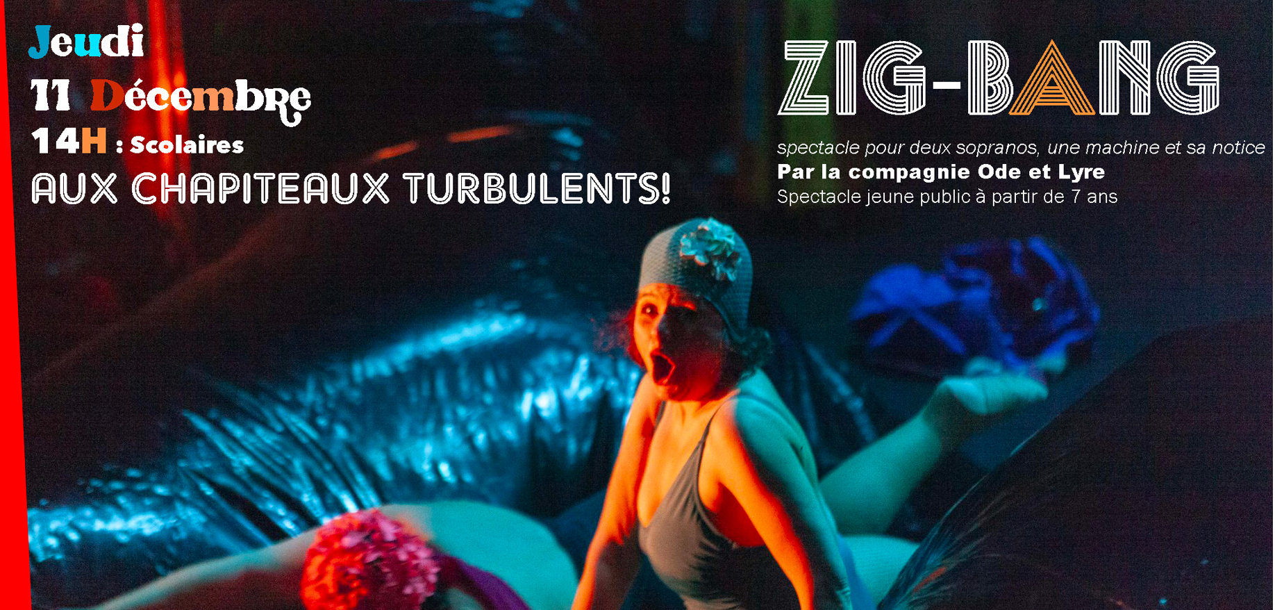 Zig Bang Jeudi 11 décembre à 14h : Scolaires - Aux chapiteaux Turbulents !