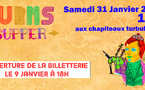 BURNS SUPPER - Samedi 31 janvier à 19h
